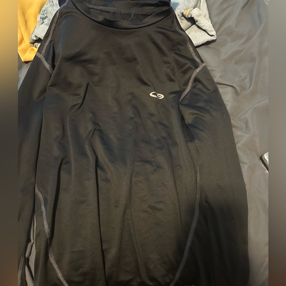 Black Champion Compression Long Sleeve